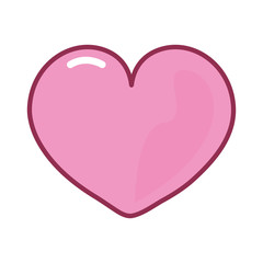 pink heart love
