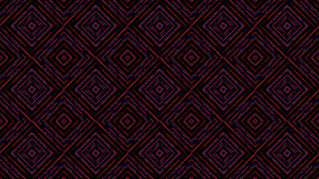 Abstract VJ visual led pixels kaleida paterns creative disco background for different projects.
