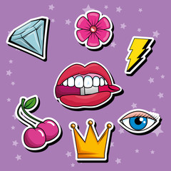 fashion pop art patch style