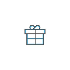 Gift icon design. Essential icon vector illustration
