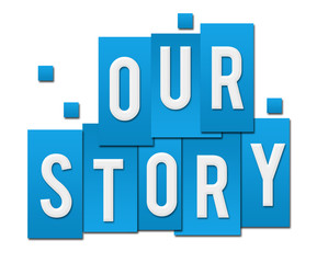 Our Story Blue Stripes Group 