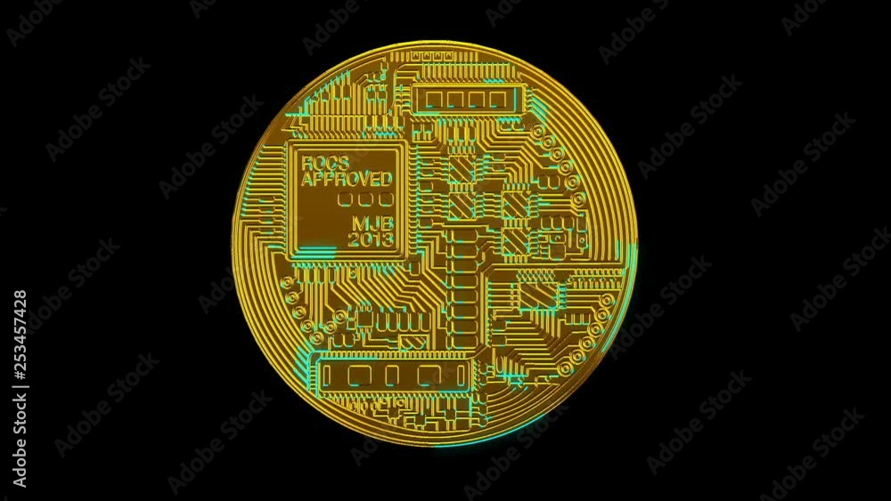 Aufkleber bitcoin blockchain crypto currency digital encryption network for world money, alpha channel