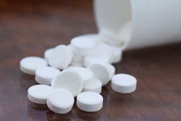 pills on the table