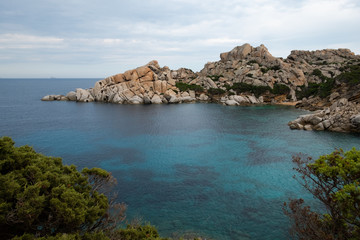 Fototapeta premium Capo Testa auf Sardinien, Italien