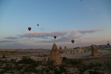Fototapeta na wymiar balloon Cappadocia turkey.