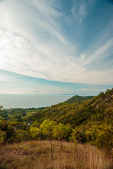 vilage near the beach in mountain