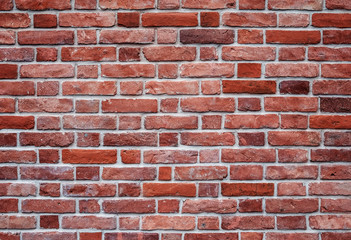 old red brick wall horizontal texture