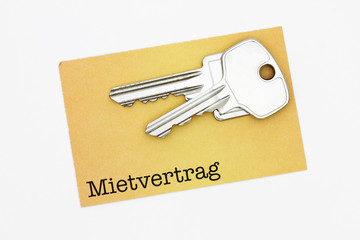 Mietvertrag Wohnungsschlüssel