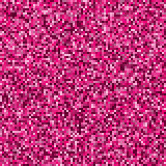 Seamless checkered glitter iridescent pink pattern.