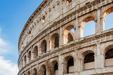 Colosseum stadium building in Rome