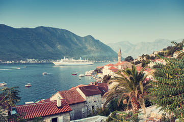 Traditional Adriatic vintage landscape