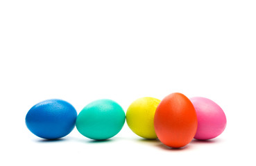 easter eggs isolated