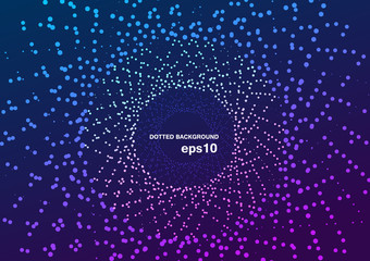 Futuristic trendy minimal dotted illustration. Gradient luxury abstract background. Modern texture for layout web design. Vector eps10.