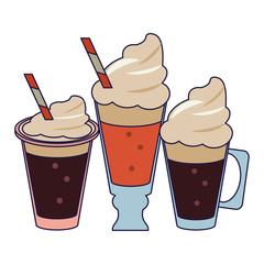 Cold and delicious drinks