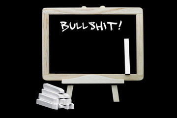 Bullshit on a blackboard