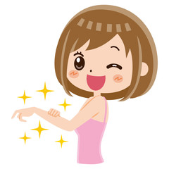 美容　脱毛　腕