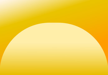 Yellow combination of rounded background