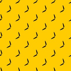 Boomerang pattern seamless vector repeat geometric yellow for any design