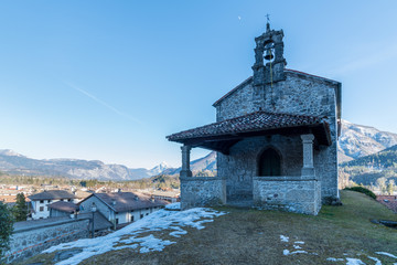 Ancient church of San Martino. Socchieve. Treasures of Carnia