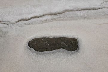 ice, stone, abstract