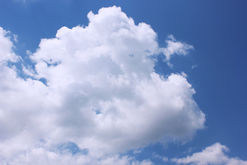 Sky background with clouds