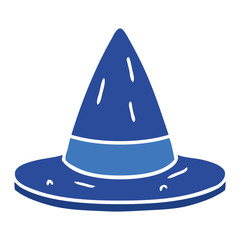 Fototapeta premium cartoon doodle of a witches hat
