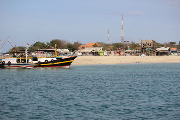 Gili Ketapang Island from a distance