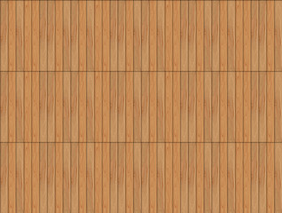 Vector Wooden Seamless Pattern, Brown Color Background, Flooring Backdrop Illustration.