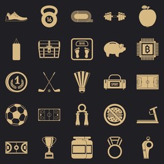 Weekend icons set. Simple set of 25 weekend vector icons for web for any design