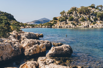 Inonu Bay, Kas, Antalya, Turkey