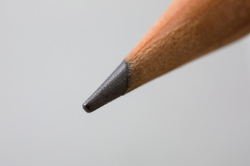 Close-up of pencil point.