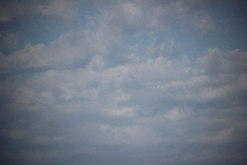 CUMULONIMBUS CLOUDS IN THE OCEAN