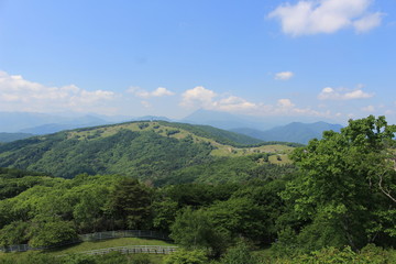 横根高原の風景（方塞山）