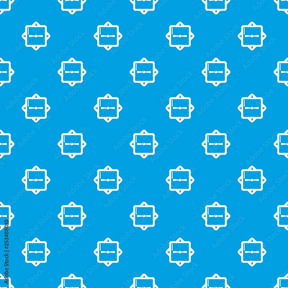 Poster lock retro pattern vector seamless blue repeat for any use