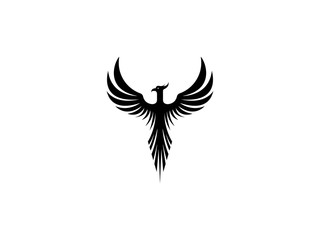 Fototapeta premium Phoenix symbol vector illustration
