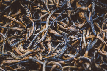 Chinese red tea close-up