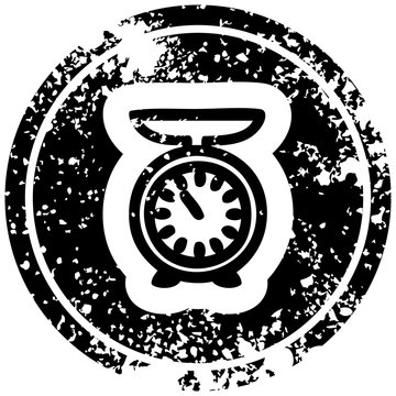 recommend clip art: weighing scales distressed icon