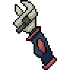Fototapeta premium vector pixel art plier