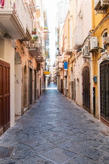 Fototapeta na wymiar Narrow Street in Gaeta, Italy
