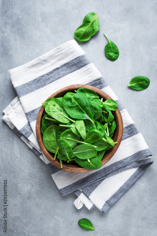 Sticker Baby spinach leaves