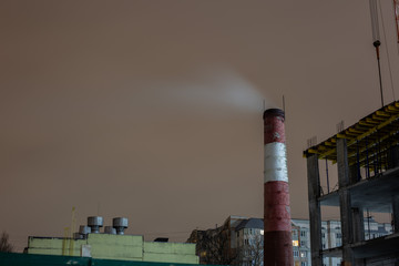 smoke from the chimney