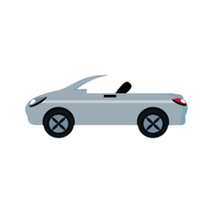 car convertible isolated icon