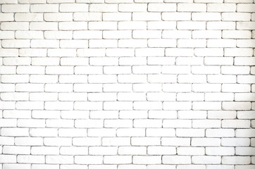 Fototapeta premium Streszczenie tło, biały mur z cegły