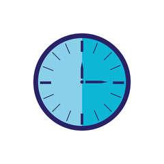 time clock isolated icon