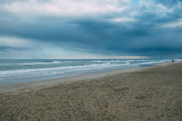 Strand in Marseillan Plage in Südfrankreich