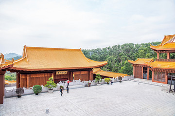 Obraz premium Shenzhen Hongfa Temple Architectural Landscape