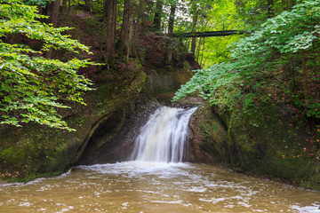 Fototapeta premium Wodospad w Eistobel, Allgäu, Niemcy