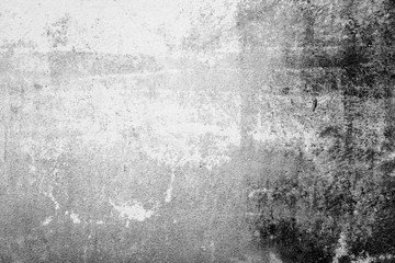 Grunge old cement wall texture - monochrome