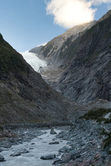 Fototapeta na wymiar franz josef glacier new zealand