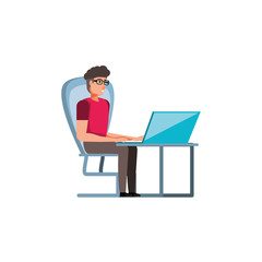 business man in the office